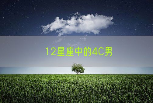 12星座中的4C男(图1)