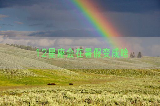 12星座会在暑假变成啥(图1)