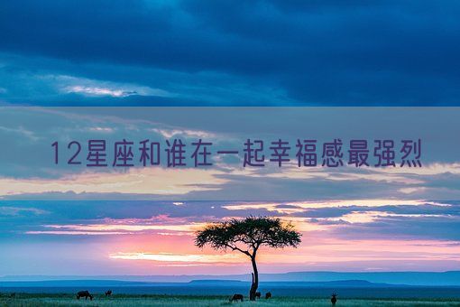 12星座和谁在一起幸福感最强烈(图1) 12星座和谁在一起幸福感最强烈(图1)