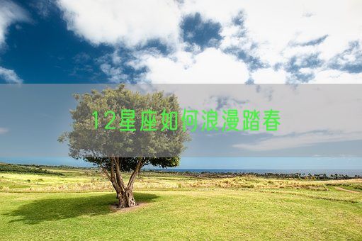 12星座如何浪漫踏春(图1) 12星座如何浪漫踏春(图1)