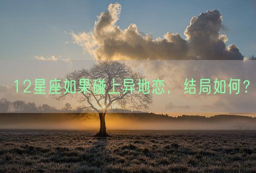 12星座如果碰上异地恋,结局如何?(图1) 12星座如果碰上异地恋,结局如何?(图1)