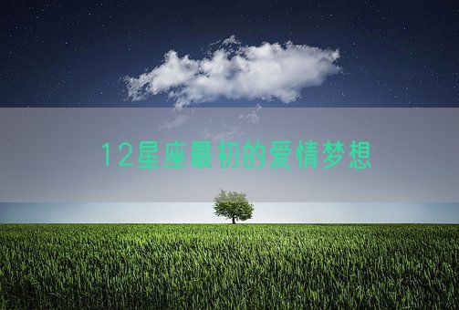 12星座最初的爱情梦想(图1)