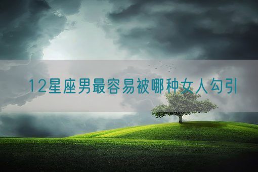 12星座男最容易被哪种女人勾引(图1) 12星座男最容易被哪种女人勾引(图1)