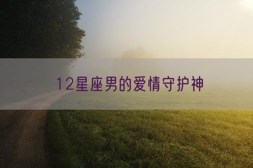 12星座男的爱情守护神(图1) 12星座男的爱情守护神(图1)