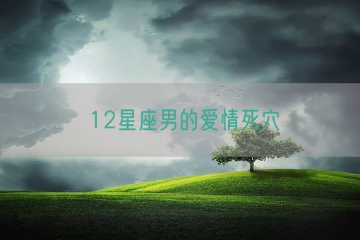 12星座男的爱情死穴(图1)