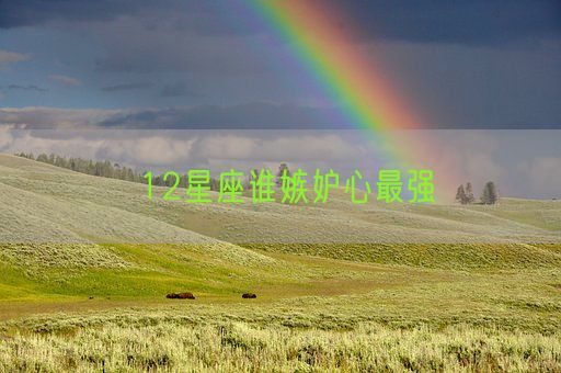 12星座谁嫉妒心最强(图1) 12星座谁嫉妒心最强(图1)