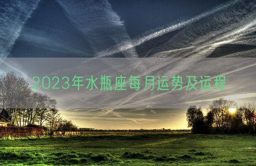 2023年水瓶座每月运势及运程(图1) 2023年水瓶座每月运势及运程(图1)