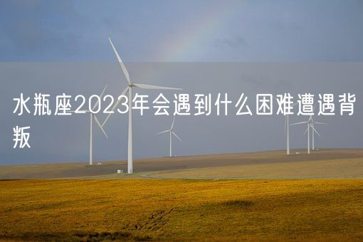 水瓶座2023年会遇到什么困难遭遇背叛(图1) 水瓶座2023年会遇到什么困难遭遇背叛(图1)