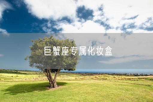 巨蟹座专属化妆盒(图1) 巨蟹座专属化妆盒(图1)