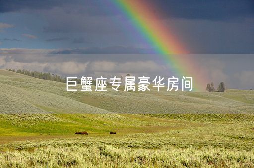 巨蟹座专属豪华房间(图1) 巨蟹座专属豪华房间(图1)