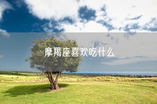 摩羯座喜欢吃什么(图1)