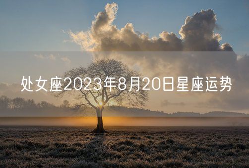 处女座2023年8月20日星座运势(图1) 处女座2023年8月20日星座运势(图1)