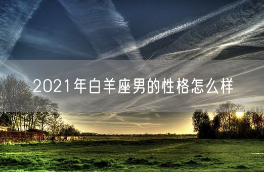 2021年白羊座男的性格怎么样(图1) 2021年白羊座男的性格怎么样(图1)