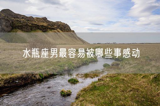 水瓶座男最容易被哪些事感动(图1)
