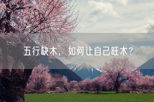 五行缺木，如何让自己旺木？(图1)