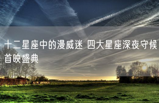 十二星座中的漫威迷 四大星座深夜守候首映盛典(图1) 十二星座中的漫威迷 四大星座深夜守候首映盛典(图1)