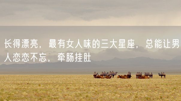 长得漂亮,最有女人味的三大星座,总能让男人恋恋不忘,牵肠挂肚(图1) 长得漂亮,最有女人味的三大星座,总能让男人恋恋不忘,牵肠挂肚(图1)