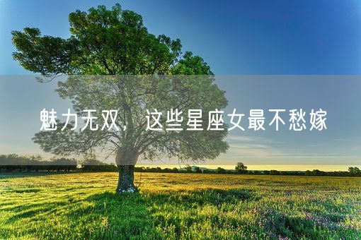 魅力无双,这些星座女最不愁嫁(图1) 魅力无双,这些星座女最不愁嫁(图1)