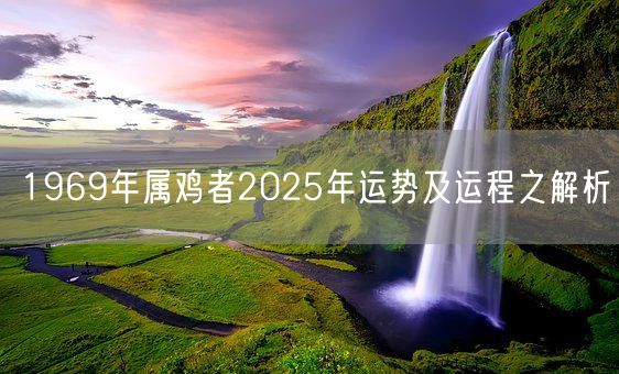 1969年属鸡者2025年运势及运程之解析(图1)