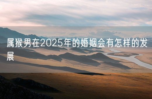 属猴男在2025年的婚姻会有怎样的发展(图1)