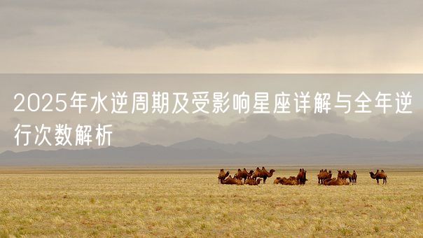 2025年水逆周期及受影响星座详解与全年逆行次数解析(图1)