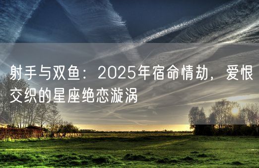 射手与双鱼:2025年宿命情劫,爱恨交织的星座绝恋漩涡(图1) 射手与双鱼:2025年宿命情劫,爱恨交织的星座绝恋漩涡(图1)