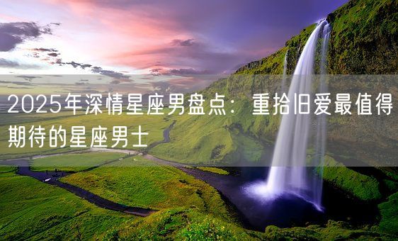 2025年深情星座男盘点：重拾旧爱最值得期待的星座男士(图1)
