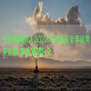 生肖属猴的人2023年双鱼座全年运势及运程 事业蒸蒸日上