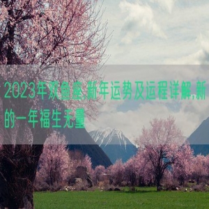 2023年双鱼座,新年运势及运程详解,新的一年福生无量