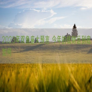 2023年双鱼座大预言 今年的钱财运到底如何