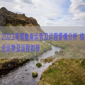 2023年双鱼座运势及运程爱情分析 综合运势及运程如何