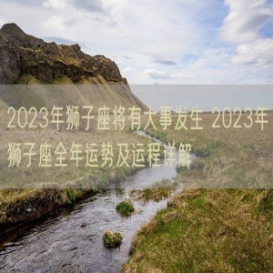 2023年狮子座将有大事发生 2023年狮子座全年运势及运程详解