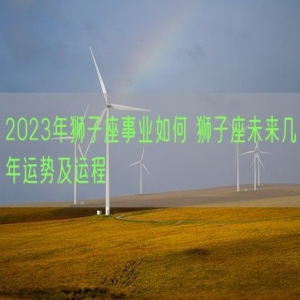 2023年狮子座事业如何 狮子座未来几年运势及运程