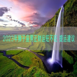 2023年狮子座男正财运旺不旺 提运建议