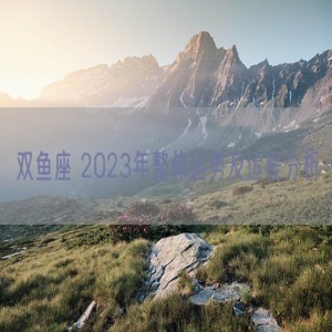 双鱼座 2023年整体运势及运程分析