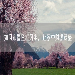 如何布置鱼缸风水，让家中财源茂盛