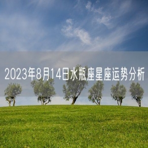 2023年8月14日水瓶座星座运势分析