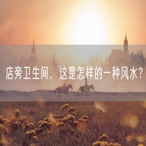 店旁卫生间，这是怎样的一种风水？