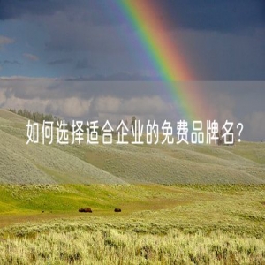 如何选择适合企业的免费品牌名？