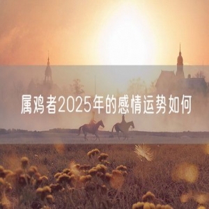 属鸡者2025年的感情运势如何