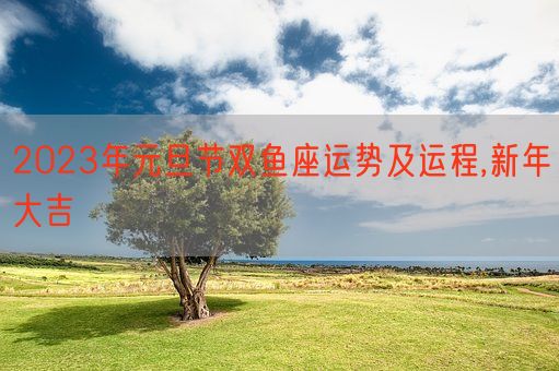 2023年元旦节双鱼座运势及运程,新年大吉(图1)