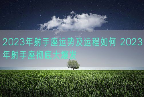 2023年射手座运势及运程如何 2023年射手座彻底大爆发(图1)