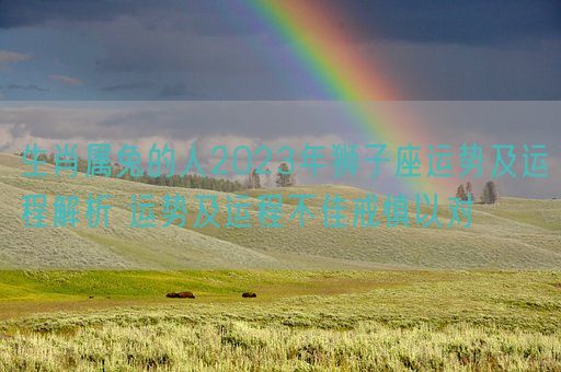 生肖属兔的人2023年狮子座运势及运程解析 运势及运程不佳戒慎以对(图1)