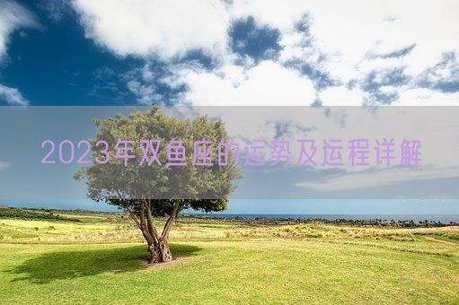 2023年双鱼座的运势及运程详解(图1)