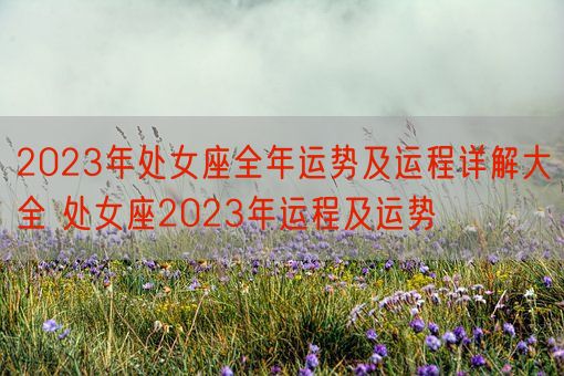 2023年处女座全年运势及运程详解大全 处女座2023年运程及运势(图1) 2023年处女座全年运势及运程详解大全 处女座2023年运程及运势(图1)
