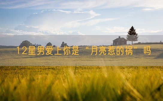 12星男爱上你是“月亮惹的祸”吗(图1)