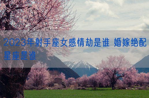 2023年射手座女感情劫是谁 婚嫁绝配星座是谁(图1)
