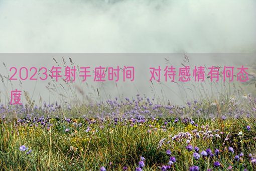 2023年射手座时间  对待感情有何态度(图1)