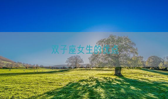 双子座女生的优点(图1) 双子座女生的优点(图1)