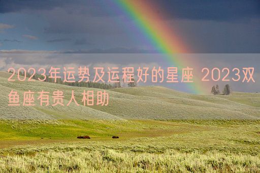 2023年运势及运程好的星座 2023双鱼座有贵人相助(图1)